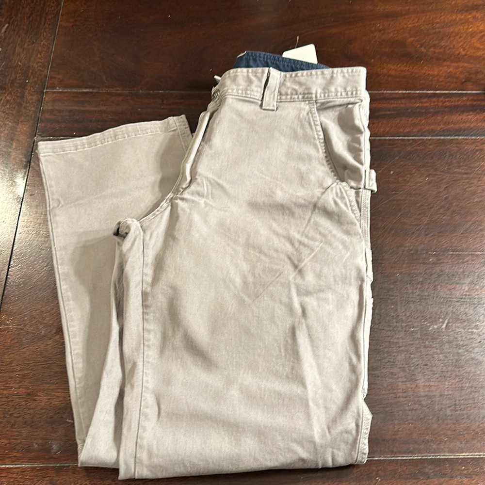 NWT men’s Columbia “ultimate roc flex pant” gray. 34x30